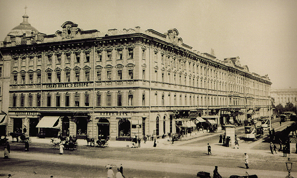 Гостиница «Европейская». Конец XIX – начало XX в. Фото: «Гранд Отель Европа»