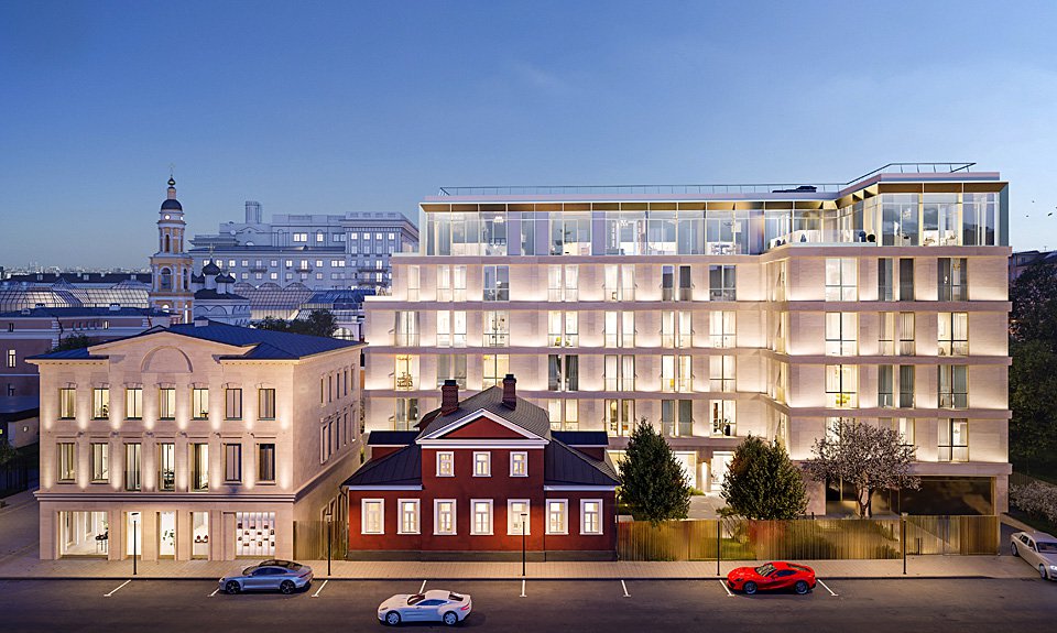 Жилой комплекс Armani/Casa Moscow Residences. Рендер: Vos’hod