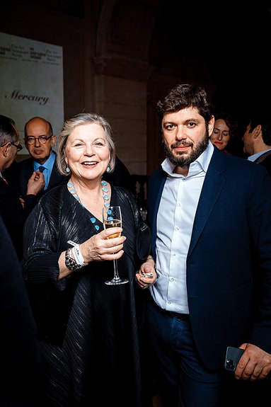 Анна Сомерс Кокс (The Art Newspaper) и Дмитрий Саморуков (SMP Racing). Фото: Анна Темерина/Елизавета Мелина/Дмитрий Чунтул/Андрей Байда
