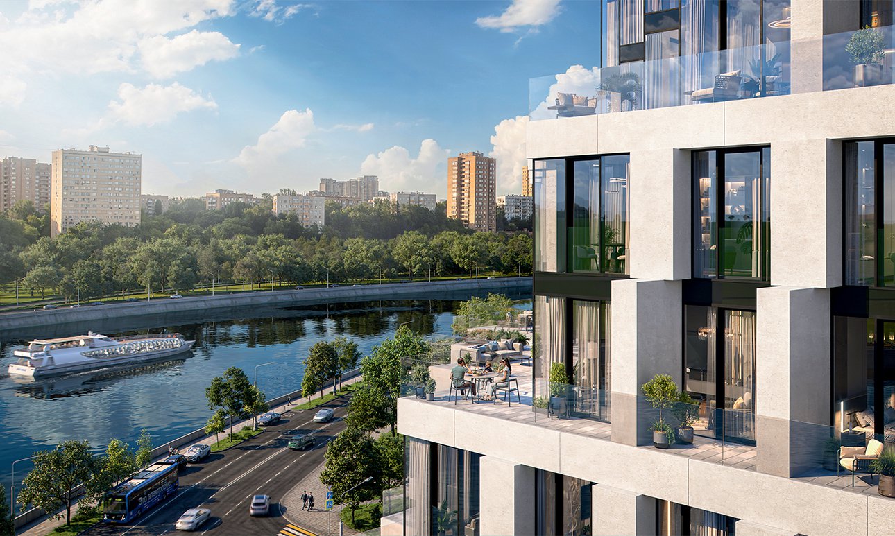 Каскадные террасы клубного дома OPUS.   Фото: PIONEER