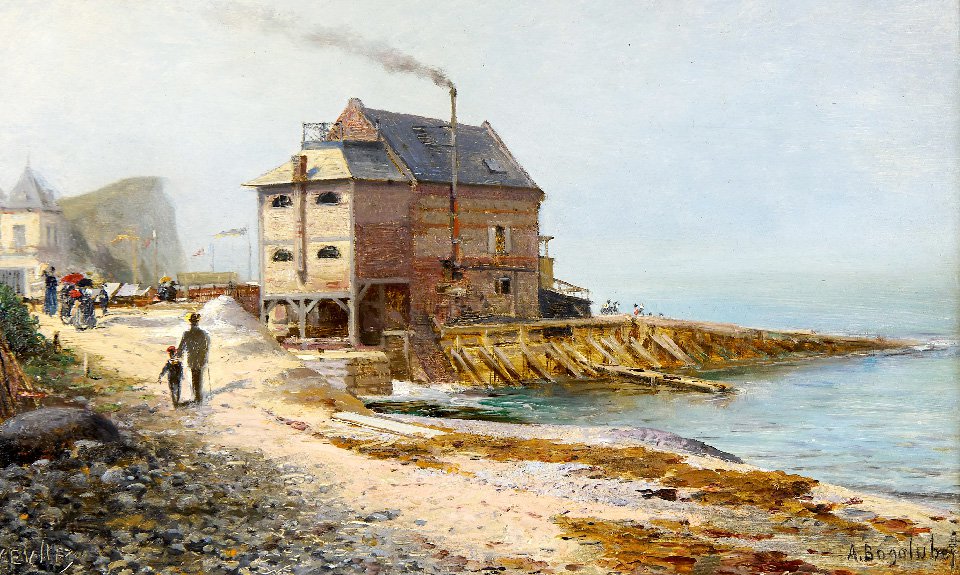 Алексей Боголюбов. «Вёль. Нормандия». 1884. Собрание В.И. Литвякова. Фото: Тверская областная картинная галерея