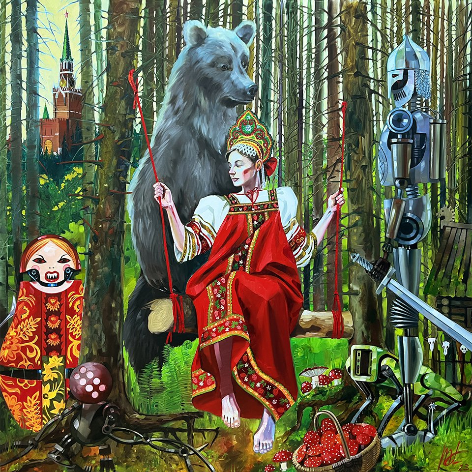 Cosmic Dream caused by Russian fairytales.  Фото: из личного архива Марины Федоровой