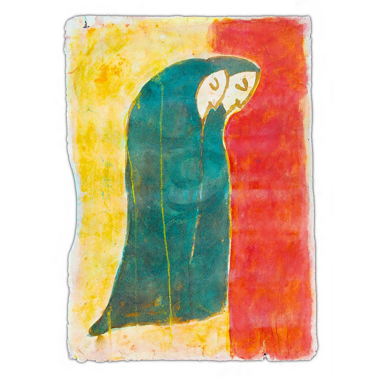 Рабиндранат Тагор. «Без названия» («Дракон»). Оборот.  Фото: Bonhams
