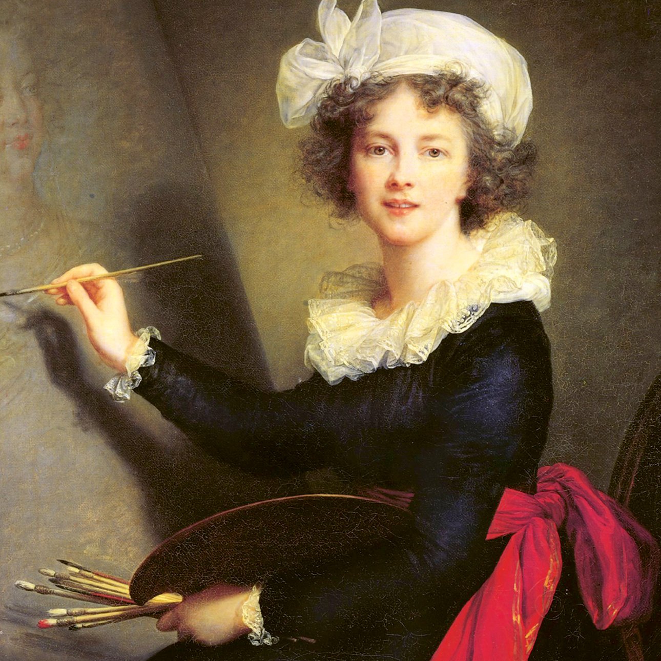 Художница Элизабет Виже-Лебрён на автопортрете 1790 года.  Фото: Uffizi Gallery