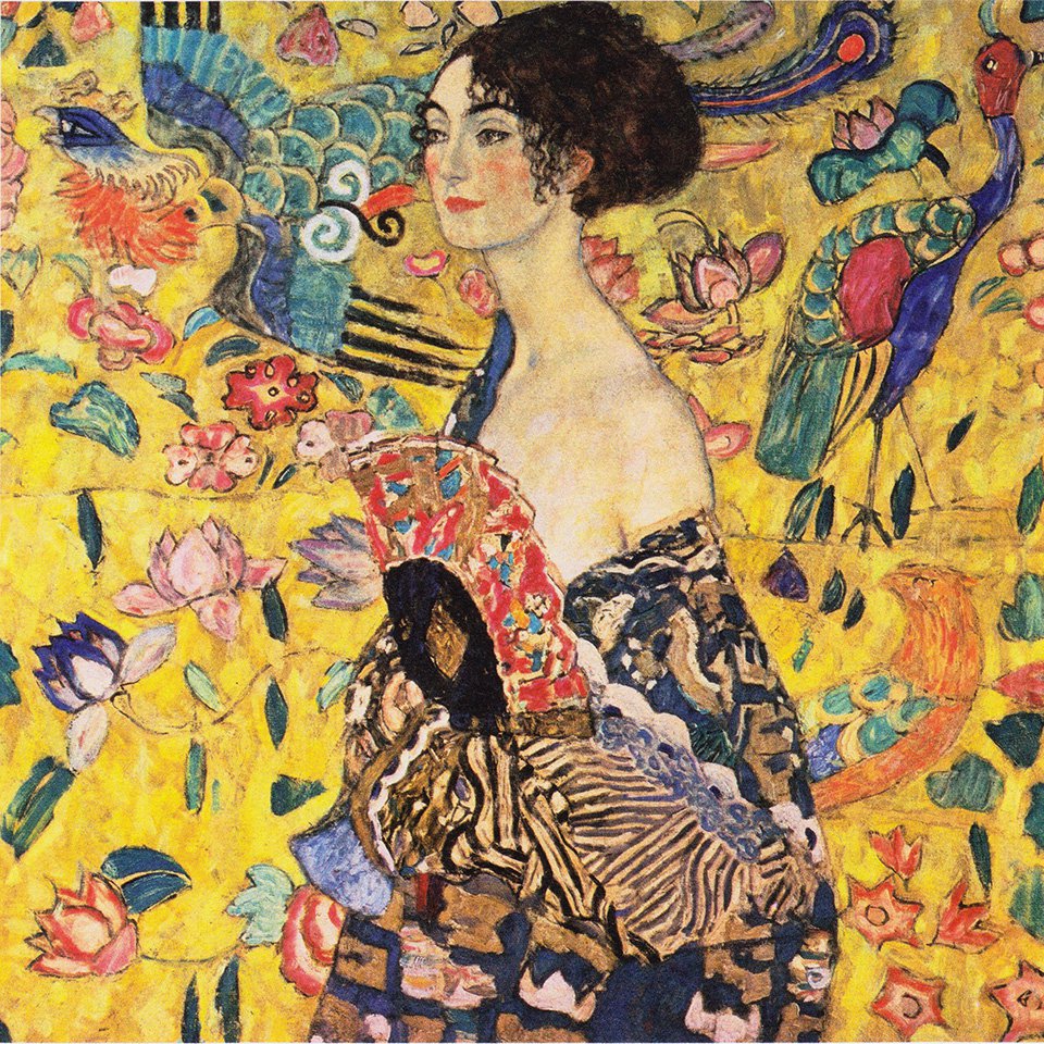 Густав Климт. «Дама с веером». 1917.  Фото: Sotheby’s