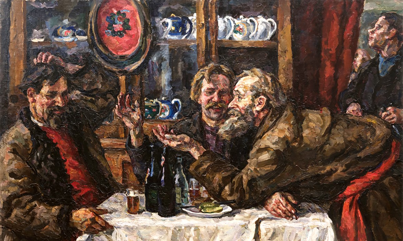 Петр Кончаловский. «Новгородцы». 1925. Фото: Государственный Русский музей