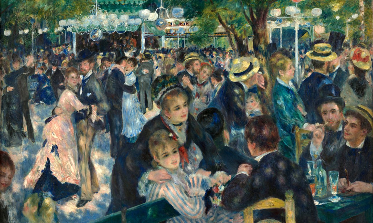 Пьер-Огюст Ренуар. «Бал в Мулен де ла Галетт». 1876. Фото: Musée d’Orsay